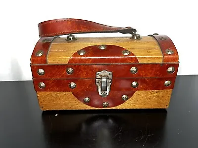 Mr. R Leather And Wood Purse Made In Japan Pre Owned • $24.99
