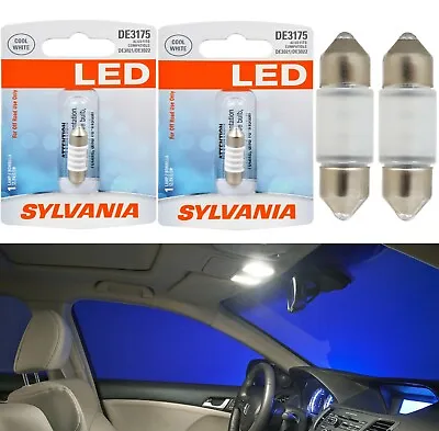 Sylvania Premium LED Light De3175 White Two Bulbs Interior Glove Box Replacement • $15