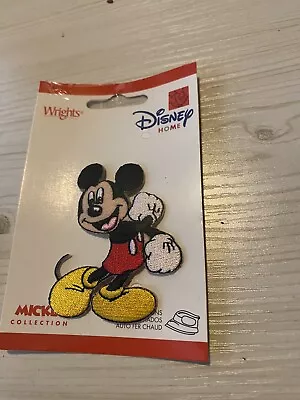 Disney Mickey Mouse Iron On Applique By Wrights • $5