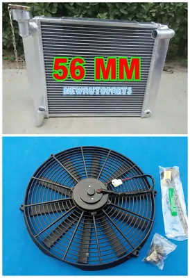 Aluminum Radiator +Fan For MG MGA 15001600 1622 DE LUXE MT 1955-1962 59 60 61 • $175