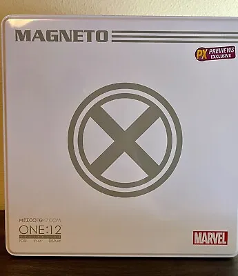 Mezco One 12 X-Men Magneto White Costume Excellent Condition Pre-owned • $68