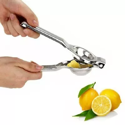 Efficient Stainless Steel Lemon Squeezer Juicer For Fresh Orange Juice • $19.53