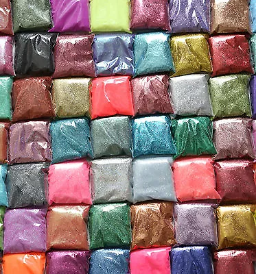 Glitter - BUY 3 GET 1 FREE     Bulk Pack Glass Covering Art Craft Ultra Fine Bag • £3.49