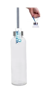 £4.99 • Buy Virtue Glass Sports Gym Bottle Recyclable Cold Drink Water Drinking Bottle 500ml