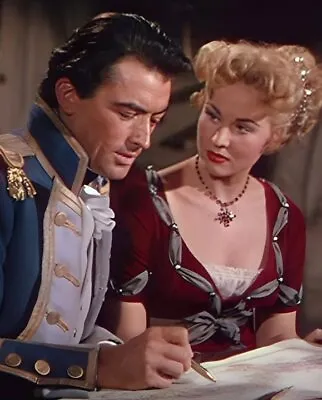 1951 GREGORY PECK & VIRGINIA MAYO In CAPTAIN FEARLESS Photo   (221-w ) • $11.67
