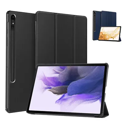 For Samsung Galaxy Tab S7 FE/S8+/S7+ Case PU Leather Stand Auto Wake Sleep Cover • $20.90