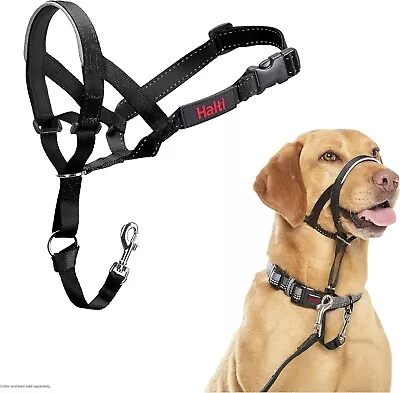 HALTI Headcollar Size 3 Black UK Bestselling Dog Head Harness To Stop Pulling... • £13.95