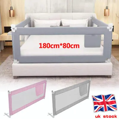 180CM Kid Bed Guard Toddler's Safety Children Bedguard Folding Sleeper Bed Rail • £19.93
