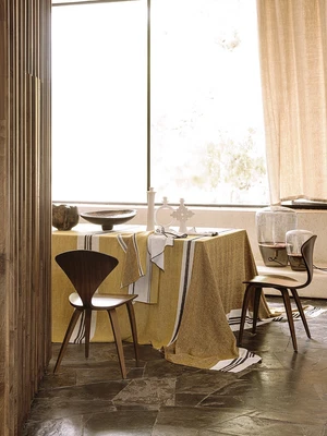 £89 • Buy Stonewashed 100% Pure Linen Tablecloth French