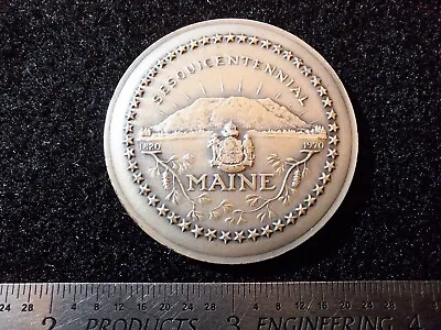 Maine Sesquicentennial Medal - 1820-1970 - Medallic Art Co. - .999 Silver • $40