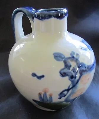 Rare M.a. Hadley Hand Painted Pottery Jug Cow Motif • $73