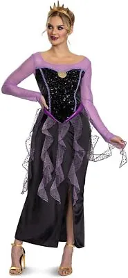 £49.99 • Buy Womens Disney Official Little Mermaid Ursula Costume Halloween Witch Fancy Dress