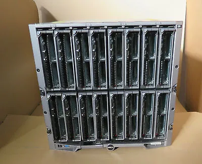 Dell PowerEdge M1000E Chassis + 16 X M610 Blade Server 32 X Quad-Core 384GB Ram • $5771.14