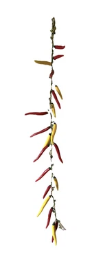 £5.99 • Buy Vintage Bunch Of Artificial Hanging Chillies - Artificial Plastic Vegetables