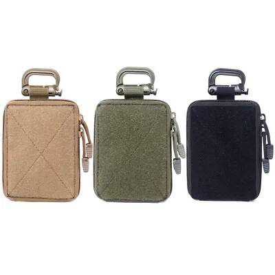 Outdoor Hunting Molle EDC Pouch Range Bag Vest Equipment Medical Organizer • £6.60