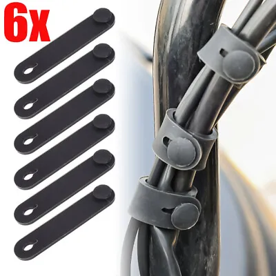 6pcs Rubber Band Motorcycle Parts For Frame Securing Cable Ties Wiring Harness • $8.94