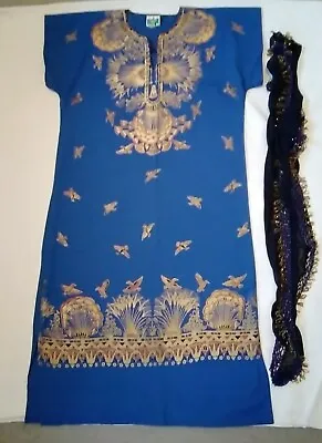 Egyptian Caftan & Head Dress Fancy DressNile CruiseNWOTsize 1 ( 42 Chest ) • £10