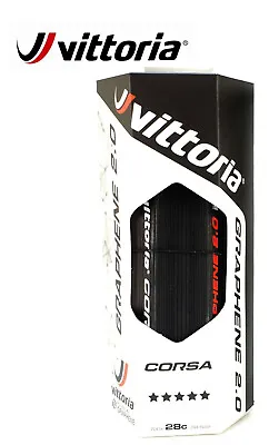 Vittoria Corsa G2.0 Competition Bicycle Road Bike Clincher Tire 700 X 28C Tyre • $89.99