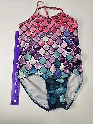 Sinoly Swimsuit Girls Size XL Kids Multicolored One Piece Bathing Suit Mermaid • $9.22