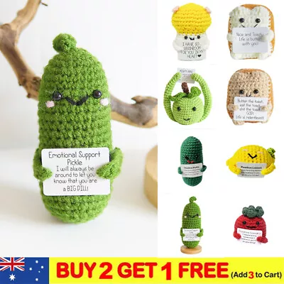Positive Potatoes Knitting Potato Inspired Toy Tiny Dolls Funny Christams Gifts • $12.34