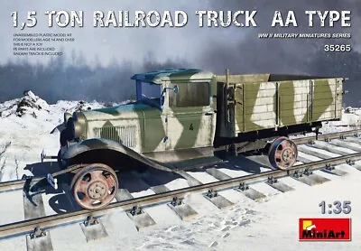 Miniart 1/35 5 Ton Railroad Truck AA Type # 35265 • £37.99