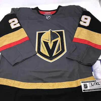 Marc-Andre Fleury Vegas Golden Knights NHL Gray STITCHED Jersey Youth L/XL • $45