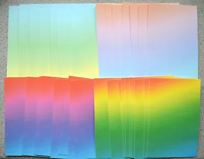 20 X A6 Sheets Of Rainbow Board In Pastel Or Bold Colours 240gsm  NEW • £1.50