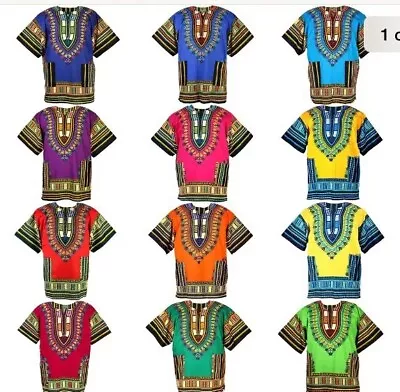 Traditional Unisex African Dashiki Shirt/Shirt All Occasion • £12.99