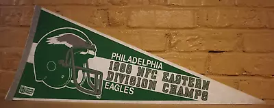 1988 Philadelphia Eagles NFC East Champs Football Pennant • $17