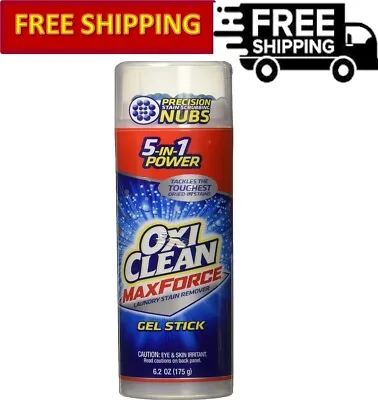 OxiClean MaxForce Gel Stain Remover5-in-1 Power Spot Remover For Clothes 6.2 Oz • $11.99