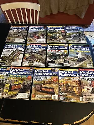 13 Issues Of Model Railroader Magazine 2011-2019 Range! • $21.99