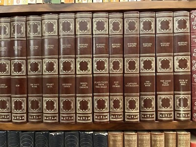 £10 • Buy Heron Books - The Works Of Rudyard Kipling - 12 Hardback Books - Good Condition