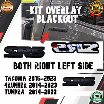 🔥🔥🔥SR5 Blackout Emblem For Toyota Tacoma Tundra 4Runner Sequoia Decal Overlay • $14.23