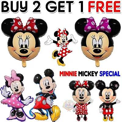 Mickey Minnie Mouse Theme Birthday Party Foil Air Fill Balloon UK Seller • £2.48