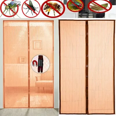 Magnetic Door Net Insect Magic Screen Bug Mosquito Fly Insect Curtain Mesh Guard • £5.19