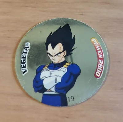 Vegeta 19/40 - DBZ Dragon Ball Z GOLD Tazo Disk - Series 1 - 2800 Power • $69.99