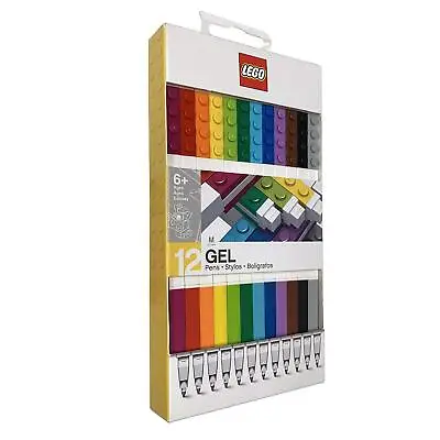 £22.99 • Buy LEGO 12 Pack Coloured Gel Pens Set Fun Novelty Stationary Stocking Filler Gift