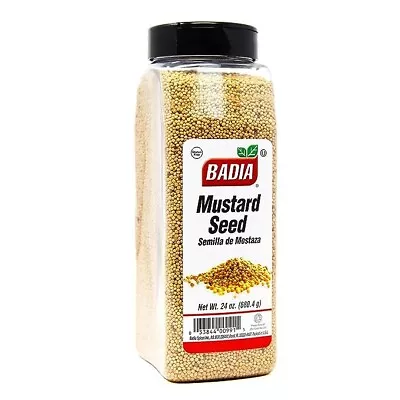 24 Oz Bottle Badia  Whole Mustard Seed/Spices/Semillas De Mostaza Entera • $18.99