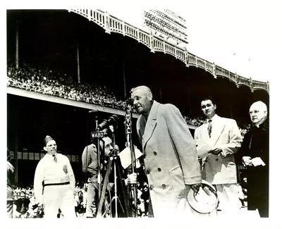 8 X 10 Glossy Photo Babe Ruth Day 1947 Yankee Stadium • $3