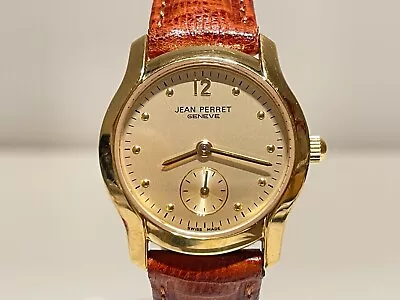 Retro Beautiful Gold Plated Luxury Ladies Quartz Watch  Jean Perret Geneve • $169