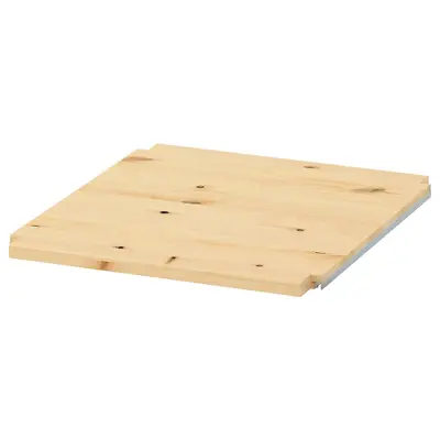 IKEA Wooden Shelf Untreated Rustic Solid Pine Book Storage Board Shelves Rack • £19.02