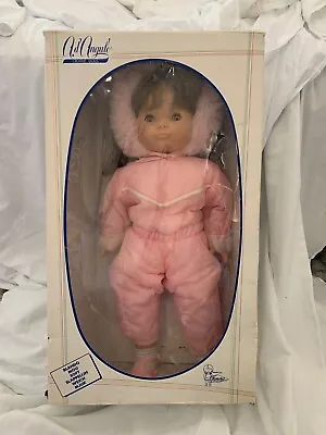 Vintage Famosa 18  Girl Doll W/ Pink Snow Suit Spain • $39