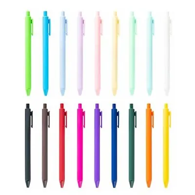 Multi-color Ballpoint Pens Plastic Gel Pens 18 Colors Lightweight And Durable... • $13.20