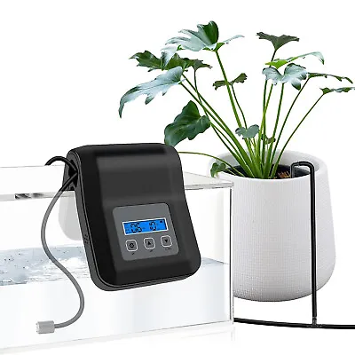 £14.99 • Buy Automatic Drip Irrigation Kit Plant System 30-Day Digital Programmable Timer 5V