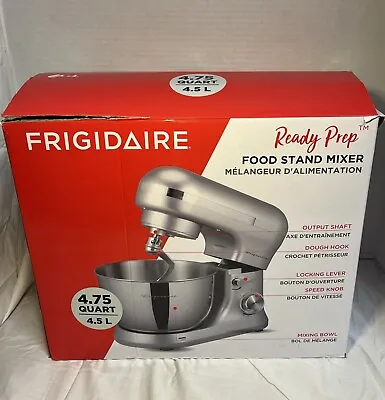 Frigidaire Yellow Table Food Stand Mixer 4.75 Quart 8speed Stainless Steel Bowl • $30