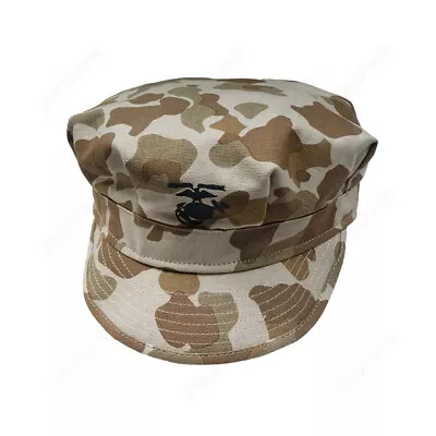 Ww2 Us Hbt Usmc Pacific Camouflage Green Marine Corps Cap Hat • $22.99