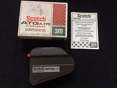 £23 • Buy VIntage Scotch ATG A.175 Dispenser For Adhesive Transfer Tape