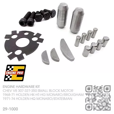 Engine Pro Hardware Kit Chev V8 307-327-350 Motor [holden Hk-ht-hg Monaro/gts] • $63