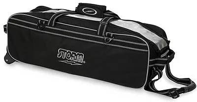 Storm Black Tournament 3 Ball Tote Bowling Bag • $89.95