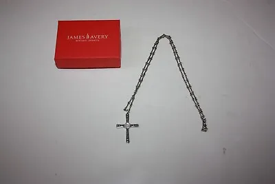 $174.79 • Buy James Avery Mother Of Pearl Beaded Cross Pendant  925 James Avery Necklace Chain